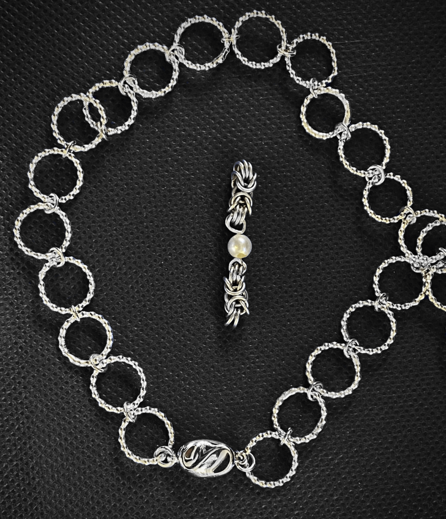 Photo of handcrafted pieces tight versus soldered