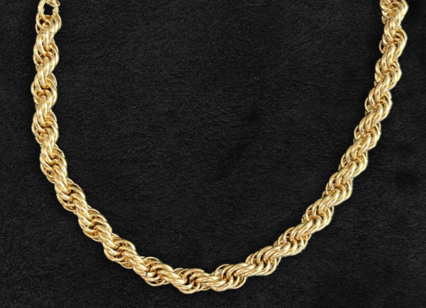 4 in 1 Gold Helix Chain Necklace