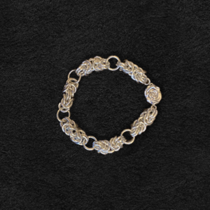 Interrupted Byzantine Weave Bracelet