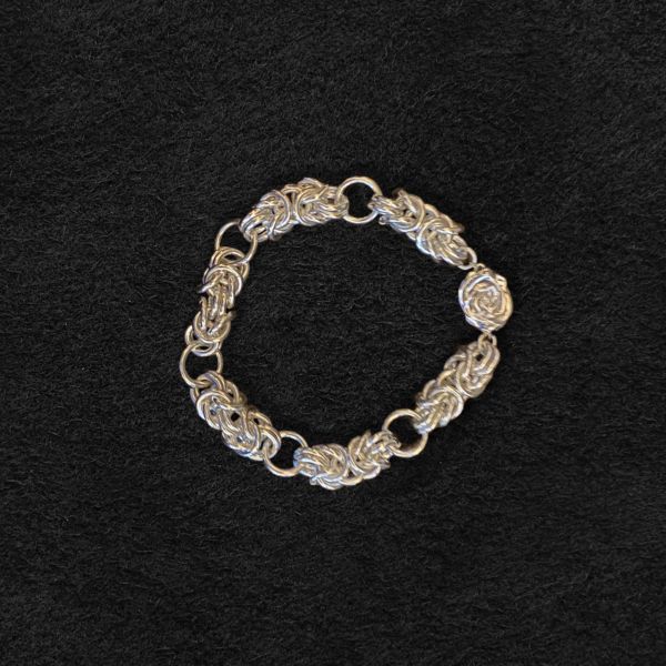 Interrupted Byzantine Weave Bracelet